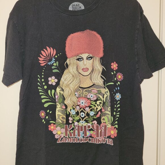 Drag Queen Merch Katya Zamolodchikova Print Tee Large - Picture 1 of 4
